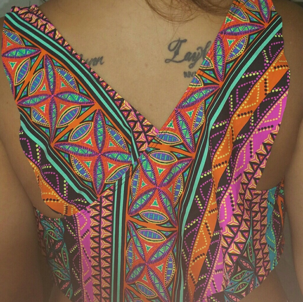 HANDKERCHIEF SWIM TOP - Picture 2 of 4